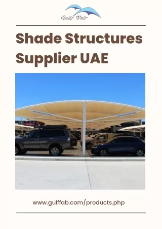 shade structures supplier uae