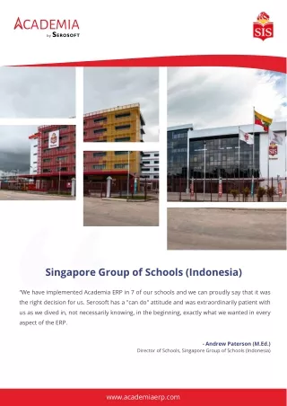 Top School Management Software - Singapore Group of School