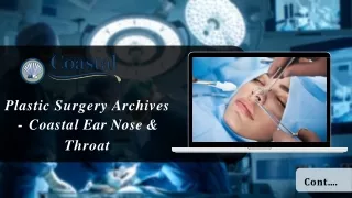 Plastic Surgery Archives - Coastal Ear Nose & Throat