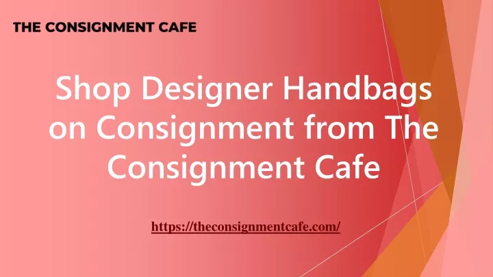 shop designer handbags on consignment from the consignment cafe