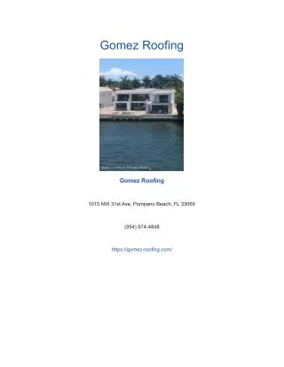 Gomez Roofing