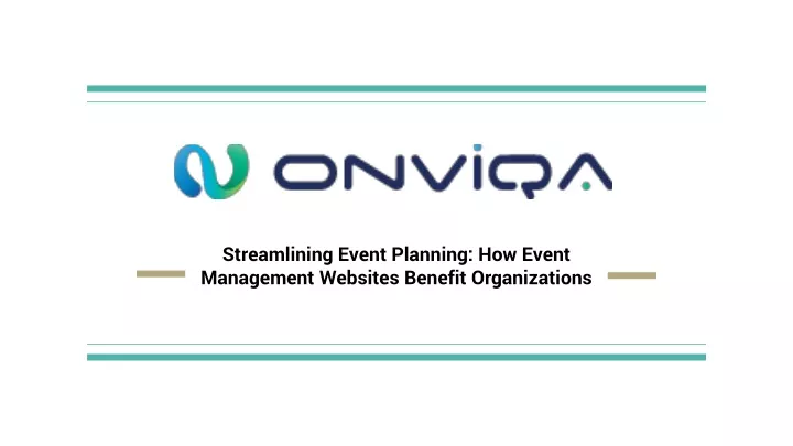 streamlining event planning how event management