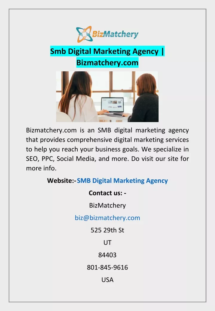 Ppt Smb Digital Marketing Agency Powerpoint Presentation Id11982429 9772