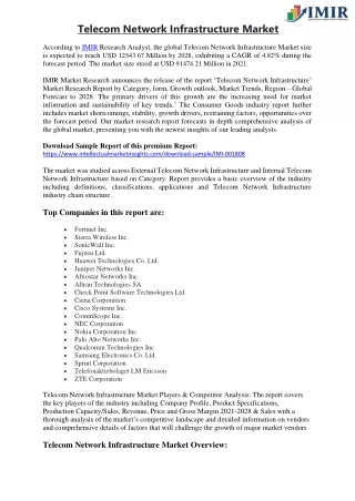 telecom network infrastructure market
