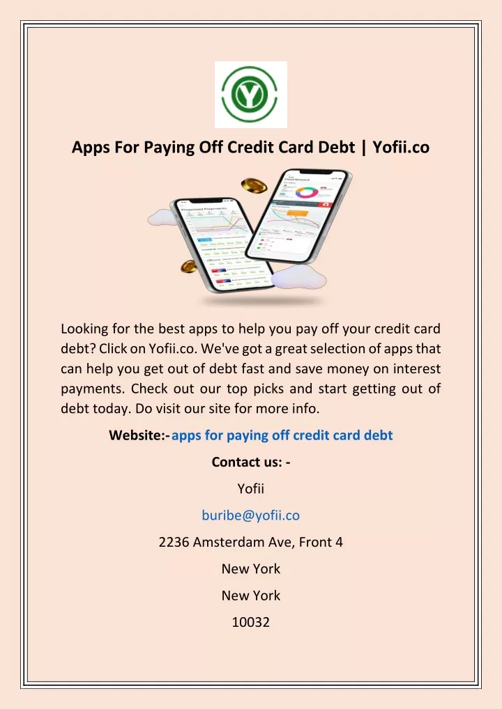 apps for paying off credit card debt yofii co