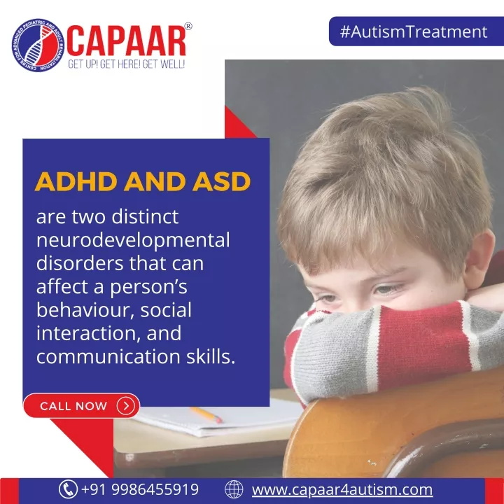 Ppt Adhd And Autism Spectrum Disorder Asd Adhd And Autism Treatment Capaar Powerpoint