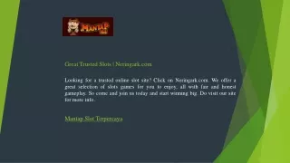 Great Trusted Slots  Neringark.com