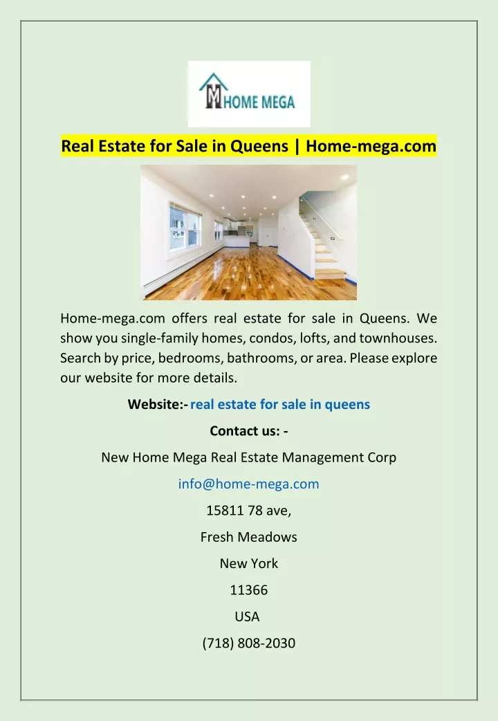 real estate for sale in queens home mega com