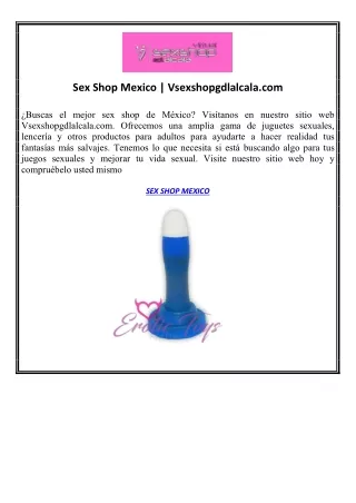 Juguetes Para Adultos Mexico | Vsexshopgdlalcala.com