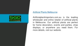 Artificial Plants Melbourne  Artificialplantimporters.com.au