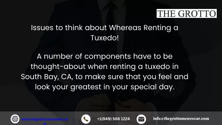 issues to think about whereas renting a tuxedo