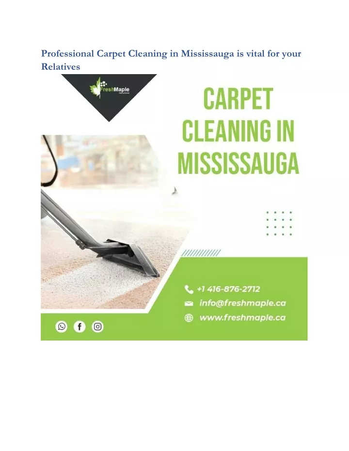 professional carpet cleaning in mississauga