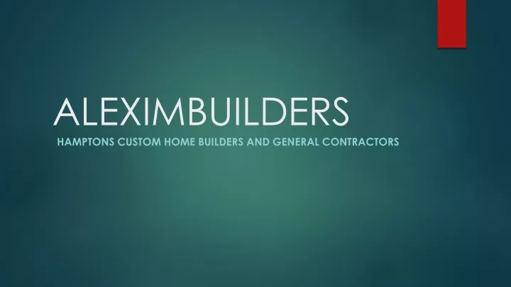 aleximbuilders