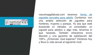 Venta de juguetes sexuales para adulto  Vsexshopgdlalcala.com