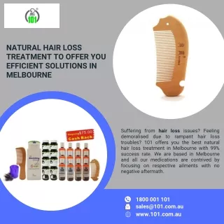 Natural Hair Loss Treatment To Offer You Efficient Solutions In Melbourne