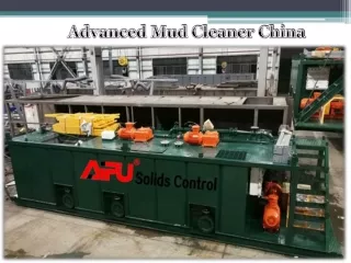 Advanced Mud Cleaner China