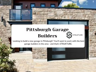 Pittsburgh Garage Builders