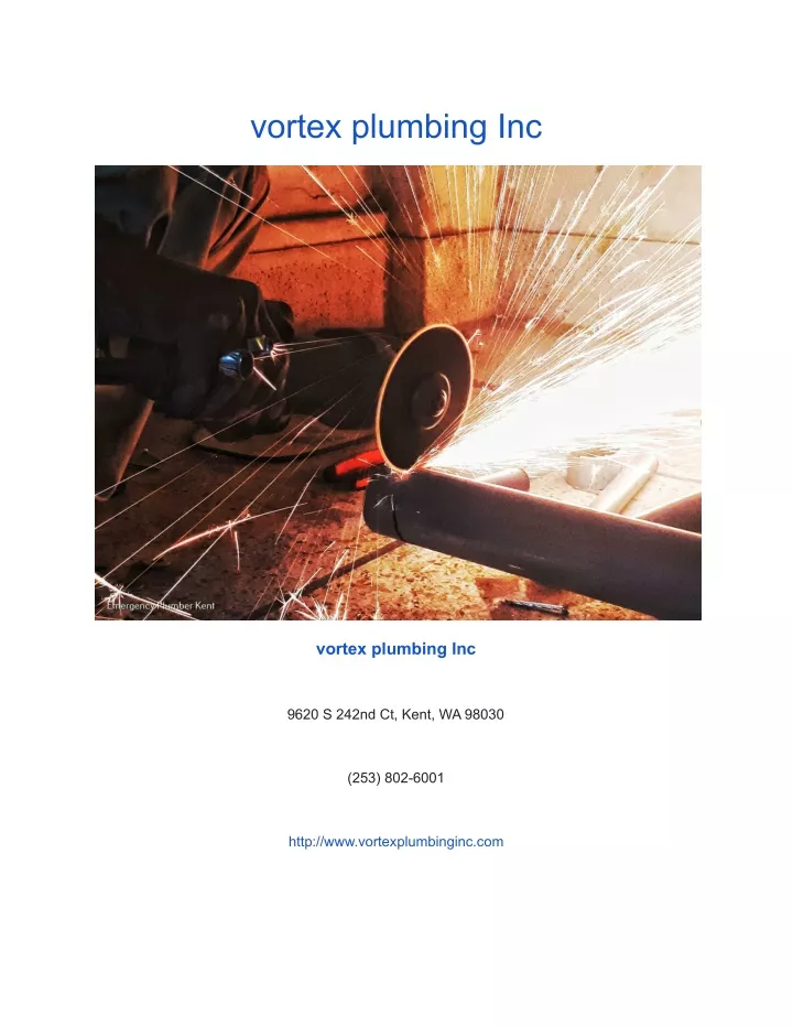 vortex plumbing inc