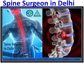 How Successful Are Back Surgery Know From Awarded Spine Surgeon in Delhi?