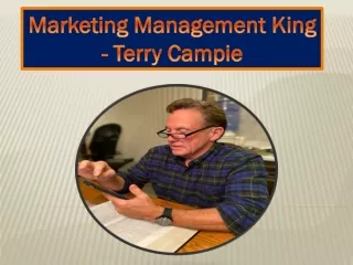 Marketing Management King - Terry Campie