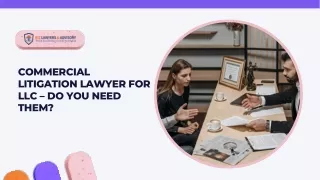 Commercial Litigation Lawyer for LLC – Do You Need Them