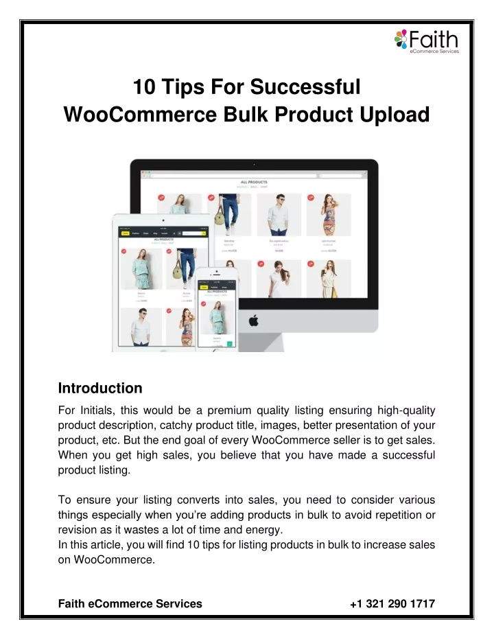 10 tips for successful woocommerce bulk product