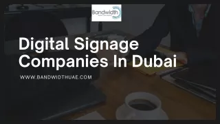 Digital Signage Companies In Dubai