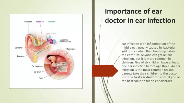 importance of ear doctor in ear infection