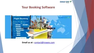Tour Booking Software