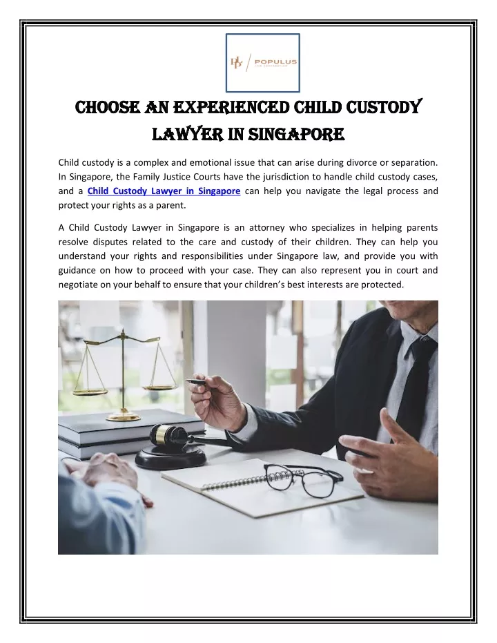 choose an experienced ch choose an experienced