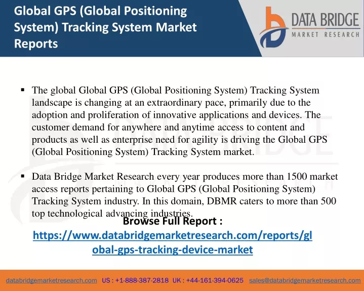 GPS (Global Positioning System) Tracking System Market Growth Rate, Share,  Size, Opportunity, Demand & Forecast By 2030