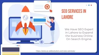 Grow your Business by Hiring the best SEO Services in Lahore RIGHT NOW!