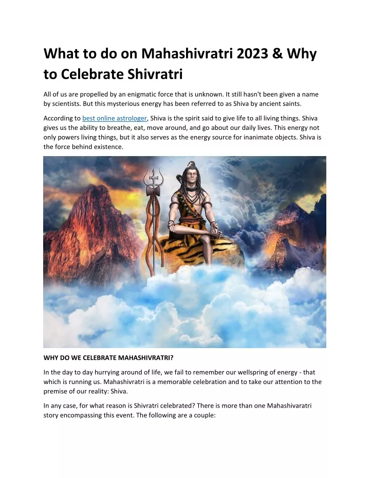 what to do on mahashivratri 2023 why to celebrate