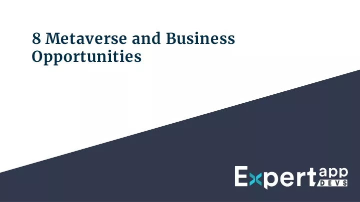8 metaverse and business opportunities