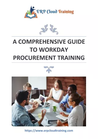 A Comprehensive Guide to Workday Procurement Training