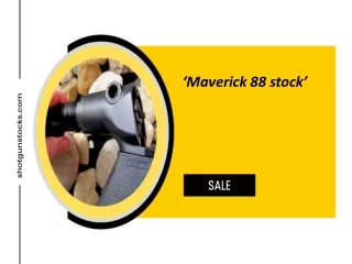 ‘Maverick 88 stock’