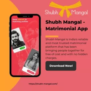 Most Trusted Matrimonial Site in India - shubh-mangal.com