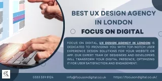 Best UX Design Agency in London- Focus on Digital