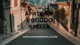 African Voodoo Spells