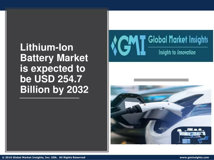 lithium ion battery market is expected