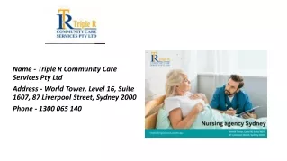Triple R Nursing care