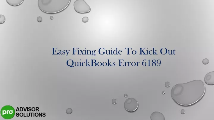 easy fixing guide to kick out quickbooks error