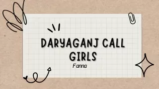 Daryaganj Call Girls