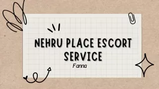 Nehru Place Escort Service