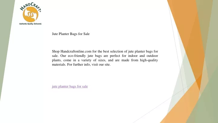 jute planter bags for sale shop handcraftonline