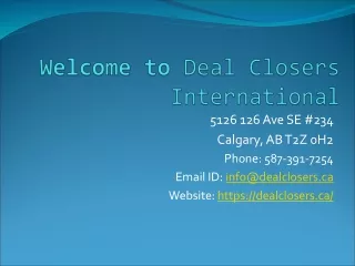 Deal Closers International - Digital Marketing Calgary