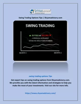 swing trading options tips shyamadvisory com