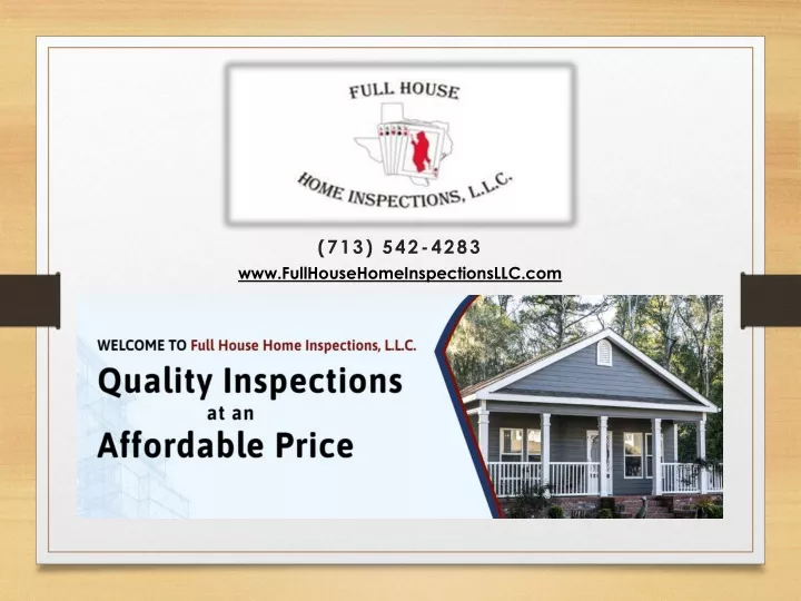 713 542 4283 www fullhousehomeinspectionsllc com