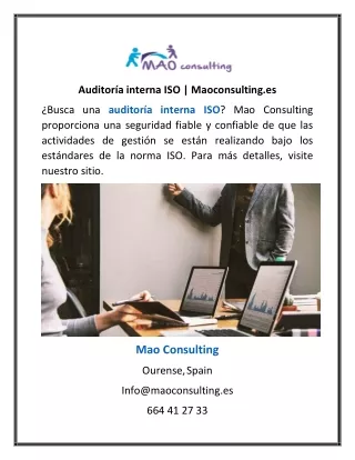 Auditoría interna ISO