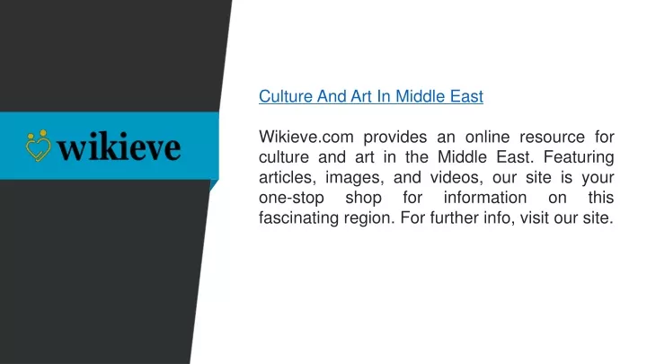 culture and art in middle east wikieve